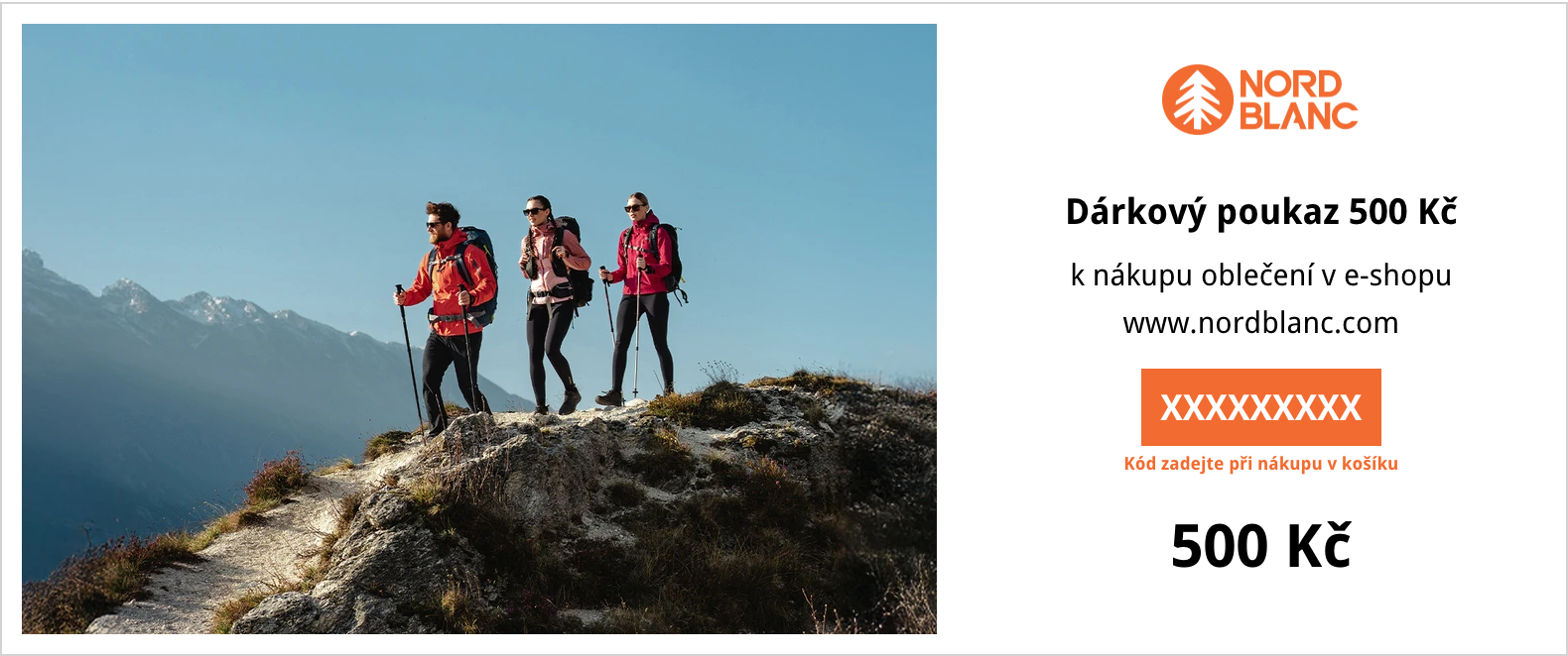 Dárkový poukaz 500 Kč — Motiv 1